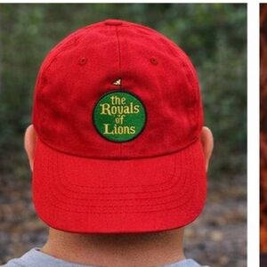 ROYAL WEAR The Royals of Lions‎ Red Snapback Hat Unisex Embroidered